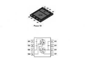 FDMS9620 MOSFET Dual N-Channel 30V 16A Power-56. 